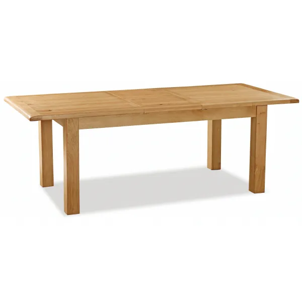 Rustic Solid Oak 180cm Extending Dining Table