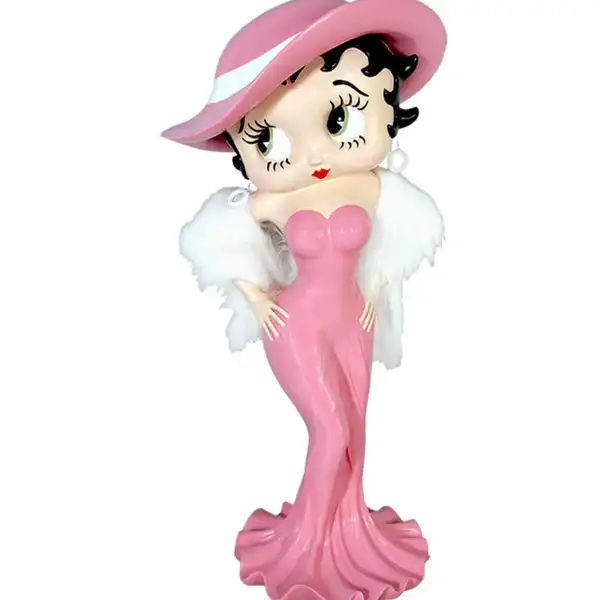 Betty Boop 3ft Madam Pink Glitter Dress