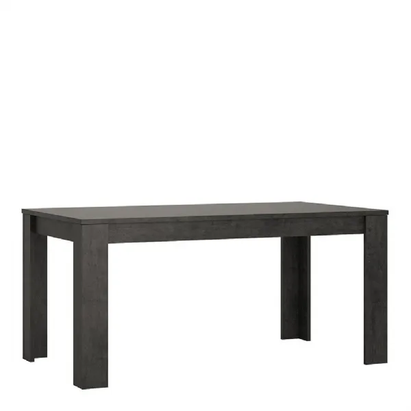 Dark Wood 160 to 200cm Rectangular Extending Dining Table