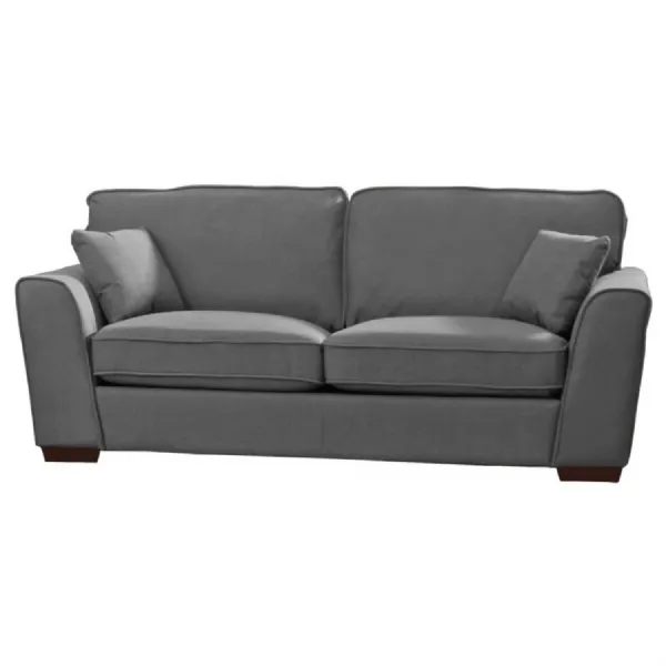 Herringbone Patterned Fabric 3 Seat Sofas
