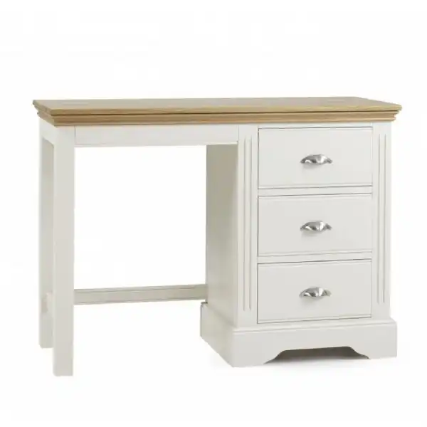 Kent Painted And Solid Oak Top Single Dressing Table