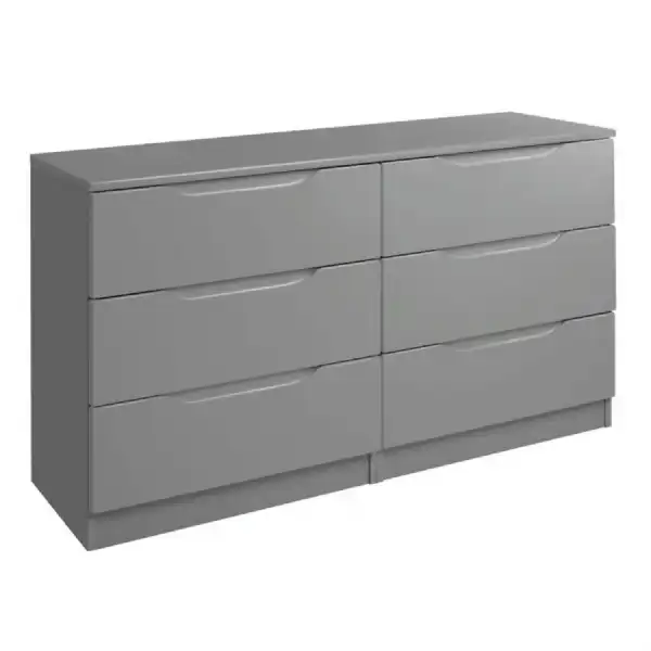 Montana 4 Colour All Gloss 3 Drawer Double Chest