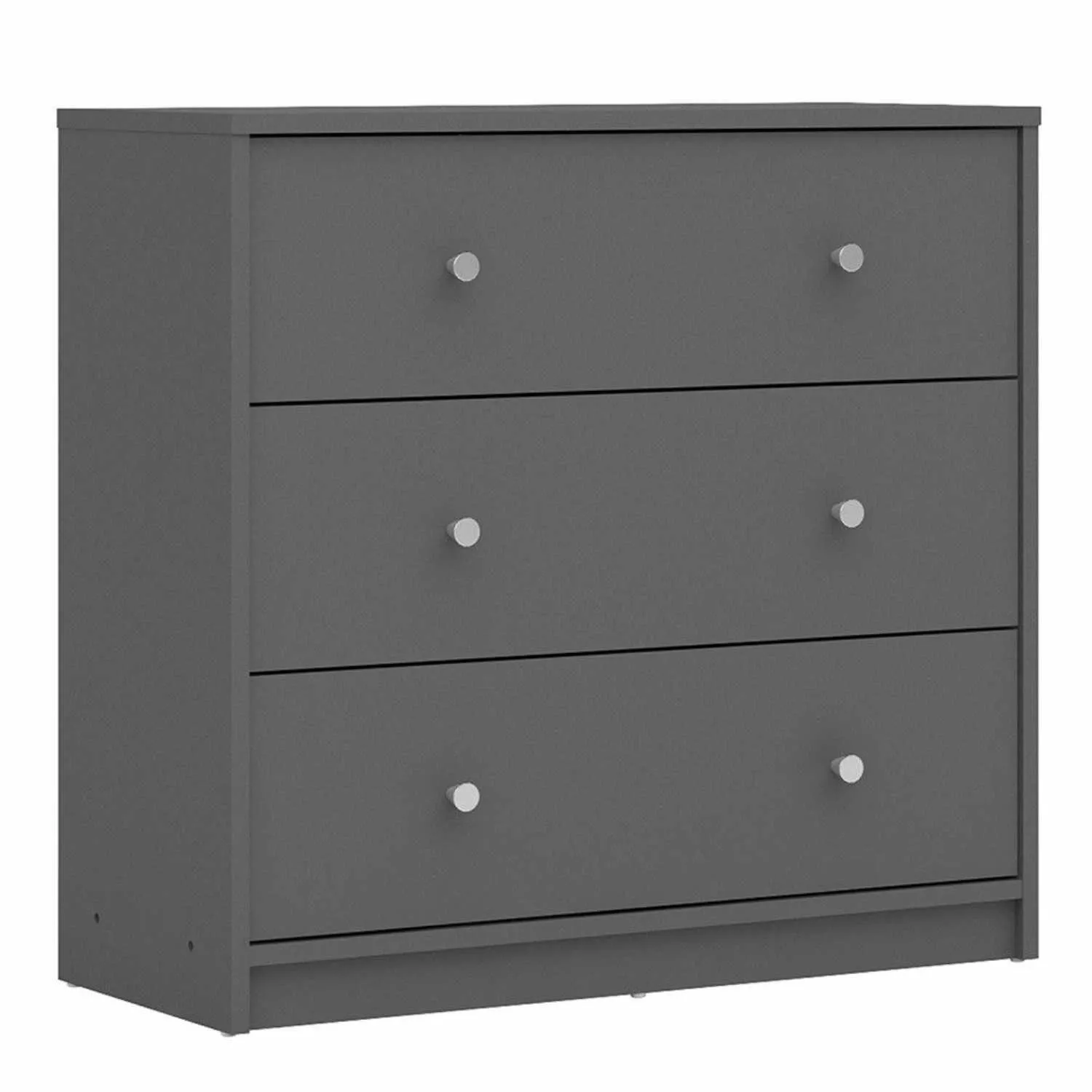 Chest of 3 Drawers in Grey