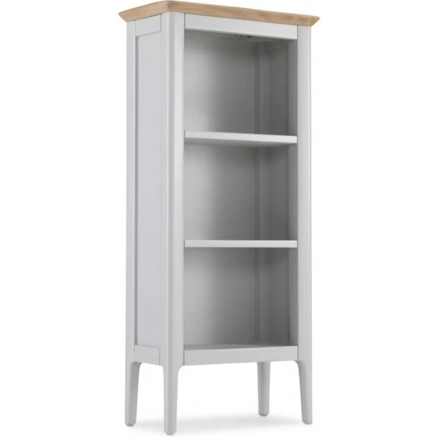 Banstead Oak And Grey Painted CD Bookcase