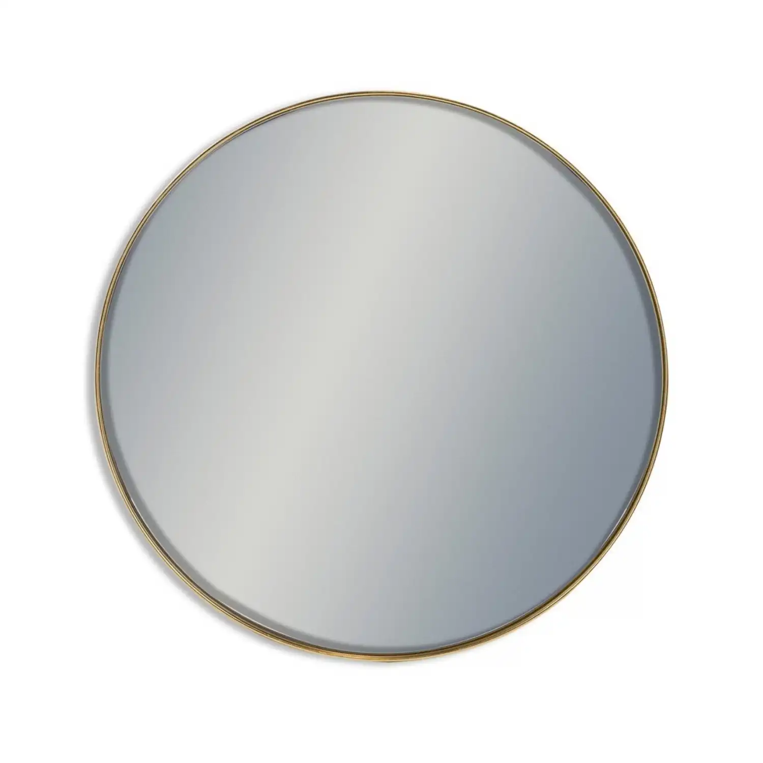 Gold Framed Metal Extra Large Round Arden Wall Mirror