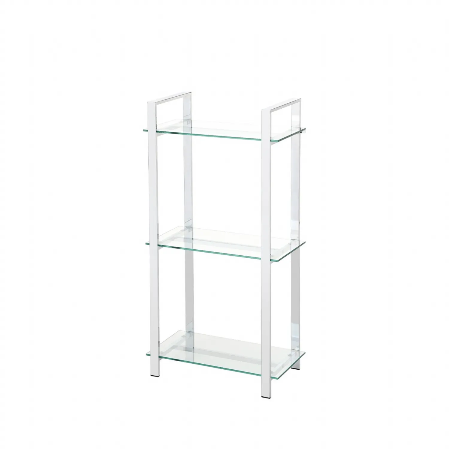 Chrome And Glass 3 Tier Display Unit