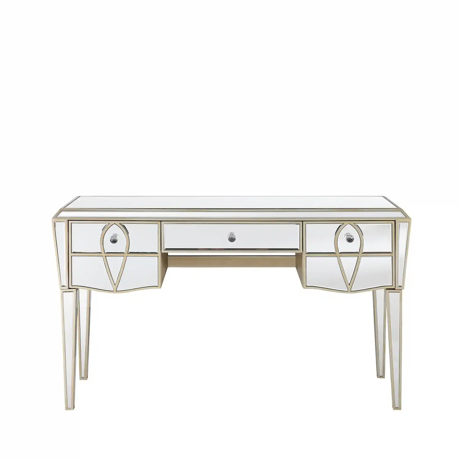 Mirror Champagne Drawer Dressing Table