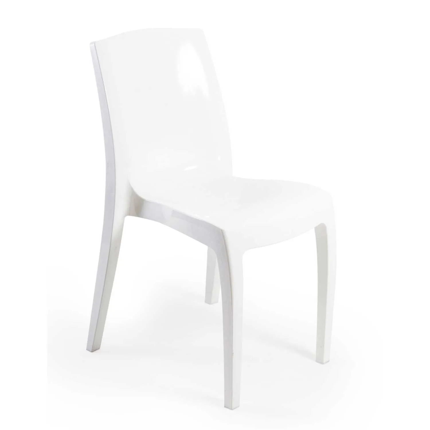 White Gloss Dining Chair